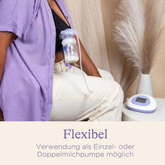 Sacaleches eléctrico Lansinoh 2 en 1 - pantalla LCD iluminada - extracción en uno o ambos lados - ajustable individualmente - más leche en menos tiempo Accesorios Alimentación y Lactancia Bebe Naty Shop