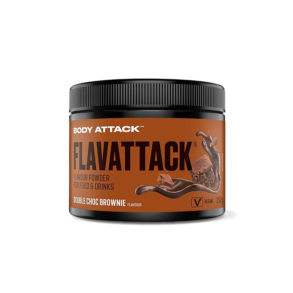 Body Attack Flavattack®, Brownie Doble Chocolate, 250G / 83 porciones Aromas Naty Shop 250 gramos Brownie Doble Chocolate