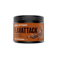 Body Attack Flavattack®, Brownie Doble Chocolate, 250G / 83 porciones Aromas Naty Shop 250 gramos Brownie Doble Chocolate