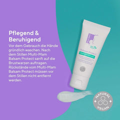 Multi-Mam Balsam Protect Beruhigt Und Schützt Trockene Und Rissige Brustwarzen Während Und Vor Der Stillzeit, Brustwarzencreme Stillen, Tubo 30 Ml Accesorios Alimentación y Lactancia Bebe Naty Shop