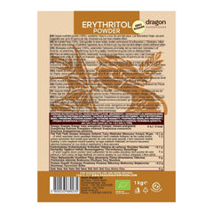 Bio Erythrit - Polvo, 100% Bio, Vegano, Calorien Nulo-1Kg Edulcorantes Naty Shop