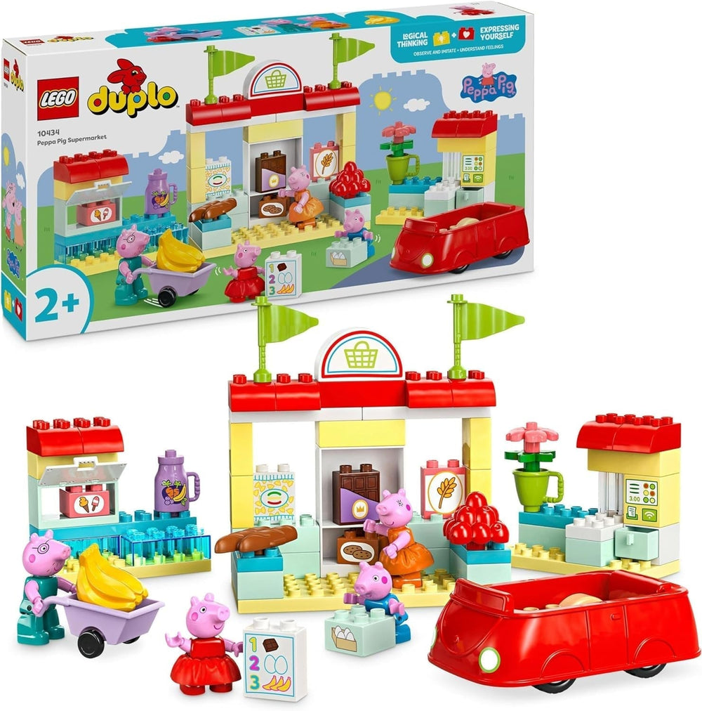 LEGO DUPLO 10434 Peppa's Supermarket: juguete y juego educativo creativo, regalo para niños y niñas a partir de 2 años, fomenta la destreza Juegos de construcción Besuche den LEGO-Store Default title
