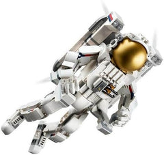 LEGO Creator Juguete de Astronauta Espacial 3 en 1, Kit de Modelo de Perro y Nave Espacial para niños, Decoraciones para jardín de Infantes, Regalo Creativo para niños y niñas de 9 años 31152 Juegos de construcción Besuche den LEGO-Store