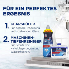 Detergente en polvo Finish Classic - Detergente para lavavajillas sin fosfatos - Paquete grande de 6,5 kg (5 x 1,3 kg) Detergentes de cocina Naty Shop