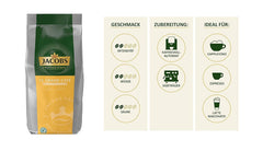 Jacobs Professional Le Grand Café Crema, café en grano entero 1kg, Suave, Intensidad 2/5 Café Naty Shop