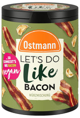 Ostmann Gewürze - Hagamos como el tocino | Bacon-Geschmack para ungewürzte Fleischersatzprodukte | Gewürzsalz für Tofu y vegetarian/vegane Eintöpfe | 80 g en barra de reciclaje Metalldose