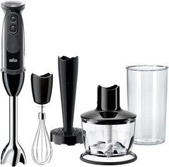 Braun Household Multiquick 5 MQ 5237 BK Batidora amasadora 0,5 L Batidora amasadora Schwarz 1000 W Cocina Naty Shop