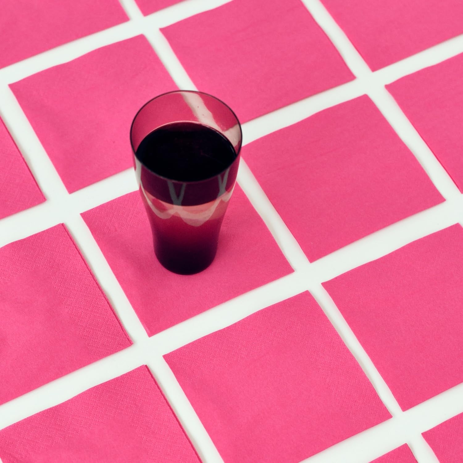 Șervețele de cocktail Renova, fucsia, 30 de șervețele