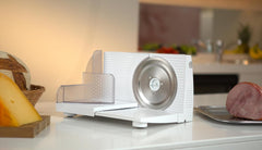 Emerio Cortadora Multiusos "Made in EU" MS-125000, cuchilla de acero inoxidable fabricada en Alemania, regulable 0-17 mm, 100 W Ralladora y Rebanadora Naty Shop