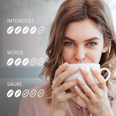 Café HAG Classic Mild Café Crema, boabe de cafea integrală decofeinizată, intensitate 4/5, pentru uz profesional Cafea Naty Shop