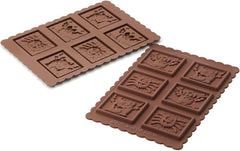 Silikomart 22.172.77.0165 CKC, 12 Monstruos de Chocolate sobre Galletas Cocina Naty Shop