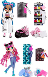 LOL Surprise OMG Fashion Doll 2er-Pack ROLLER CHICK & CHILLAX - Exklusive Puppen mit 40 Überraschungen inkl. Outfits und Accessoires - 2-in-1 Verpackungs-Spielset - Serie 3 - Für Kinder ab 4 Jahren