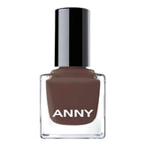 Oja ANNY – Oja colorată de înaltă calitate, cu strălucire de lungă durată, rezistentă la ciobire și cu uscare rapidă, culoare: roșu soră - maro mocha elegant - 15 ml
