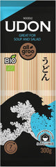 Fideos de trigo orgánicos Allgroo, Udon, CN-BIO-154-1 x 300 g