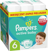 Pampers (versión clásica), Talla 6, 128 uds Madre e Hijo Naty Shop