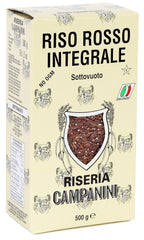 RISO ROSSO INTEGRALE Arroz rojo integral RISERA CAMPANINI 500g de Italia