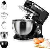 MPM - Planeten-Küchenmaschine Mit 2 Rührschüsseln 4 & 5 Liter - 1600W Küchenmaschine - Schwarz Mama si Copilul Naty Shop Mrk-21