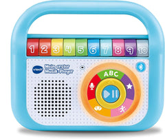 Vtech Baby My first music player - Cu 40 de melodii, Bluetooth și funcție de înregistrare - Pentru copii cu vârsta cuprinsă între 2-5 ani Jucarii Bebe Naty Shop