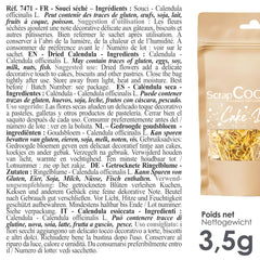 ScrapCooking - Caléndulas secas 3,5 g - Flores comestibles - Decoraciones alimentarias para hornear - Para postres, pasteles, tartas, magdalenas - Navidad, primavera, cumpleaños - Amarillo dorado - 7471