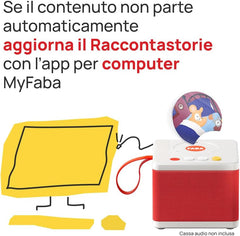 Jucărie de pluș - Tutti a Nanna con Oscar! - Povești și basme sonore pentru copii de la 10 luni - De ascultat cu povești, versiunea italiană Jucarii Bebe Naty Shop