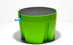 Hydro Farmer, juego de macetas de 19 piezas Ø 18 cm (verde), sistema de cultivo que incluye 4 macetas, 4 anillos de riego, 4 tapas, juego de adaptadores y manguera de 2 m, hidroponía, aeroponia