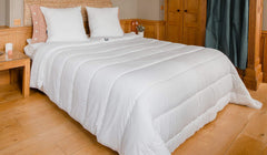 COLAS NORMAND - Plapumă ecologică - caldă - 240 X 220 Cm - plic și umplutură din sticle reciclate - moale, mătăsoasă și confortabilă - fabricație atentă Plapumi si pilote Naty Shop
