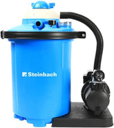 Steinbach Comfort 75 Filter System – 040100 – Bomba autoaspirante para piscinas de hasta 40.000 l – Con prefiltro, manómetro, temporizador y pantalla LED – Incluye adaptador especial INTEX 2"