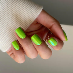 Esmalte de uñas UV Semilac Hybrid 447 Loco Lime 7ml Colección Neonz