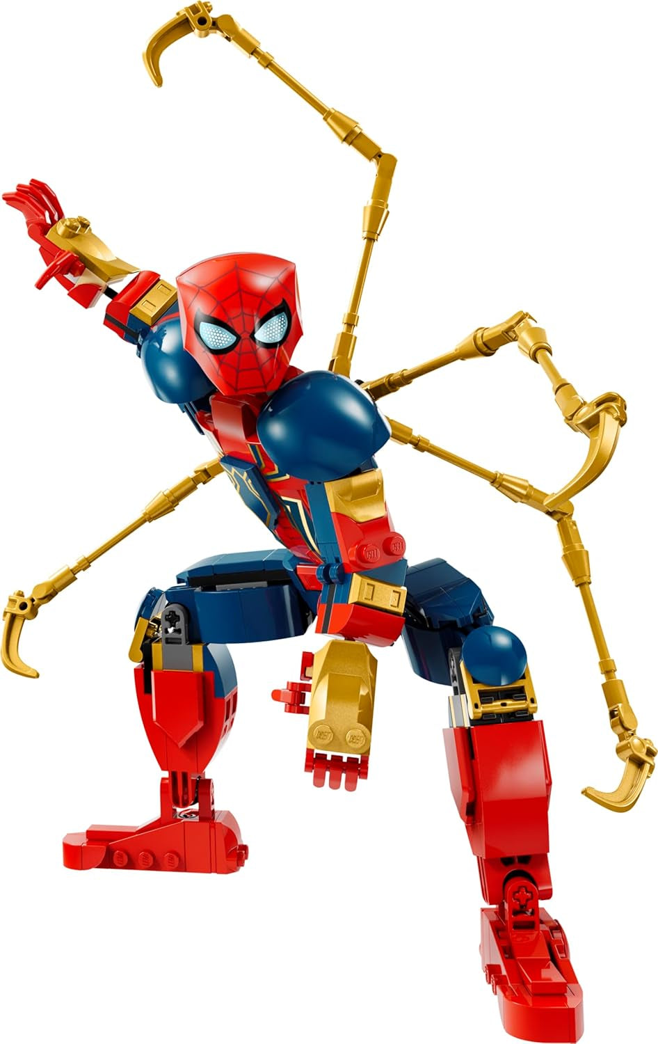 Figurină de construcție LEGO Marvel Iron Spider-Man, jucărie de acțiune cu supereroi pentru copii cu vârsta peste 8 ani, băieți și fete, set cu armură, model construibil, idee de cadou Avengers pentru fanii filmelor Marvel 76298 Seturi de constructie Besuche den LEGO-Store