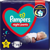 Pampers Night Pants talla 6 (15+ kg), 19 pañales, los pañales de noche brindan protección toda la noche Mother and Baby Naty Shop