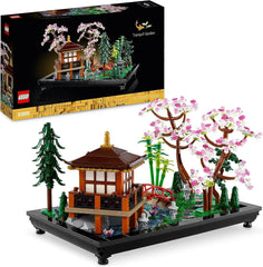 Lego Icons Garden Of Silence - Set de jardín botánico zen para adultos con flor de loto - Decoración de escritorio personalizable de inspiración japonesa - Regalo para mujeres y hombres 10315 Juegos de construcción Besuche den LEGO-Store Garden