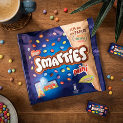 Nestlé SMARTIES Mini lentejas pequeñas envueltas individualmente con chocolate con leche, paquete de 3 (1 x 187 g)