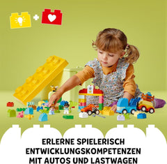 LEGO DUPLO Coches y camiones clásicos en caja de ladrillos, juego de vehículos para niños a partir de 1,5 años, juguete educativo creativo, coche de juguete y juego de coches de carreras 10439 Juegos de construcción Ver en LEGO-Store