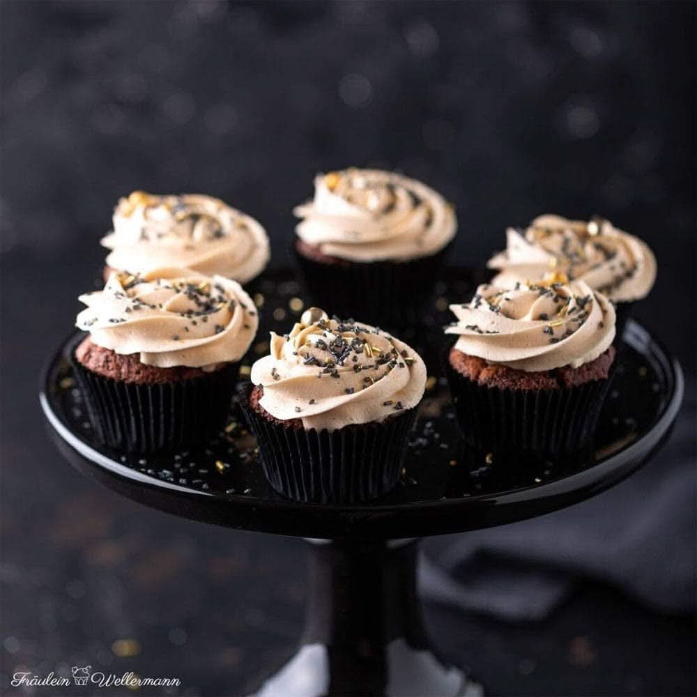 Super Streusel, Gold Rush Gold Black Sprinkle Decoration Naty Shop