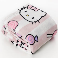 Colcha Hello Kitty, rosa, manta suave 130X170Cm, colcha o colcha para sofá de microfibra. Calidad con certificado Oekotex, Camas y Mantas Sanrio Besuche den Kanguru-Store