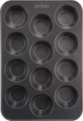 Tefal Airbake J2555014 Muffinform, Antihaftbeschichtung, Karbonstahl, Braun, 29 X 41 Cm Moldes y bandejas para hornear Naty Shop