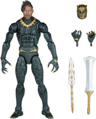 Hasbro Marvel Legends Series Black Panther Legacy Collection Killmonger Figura coleccionable de 15 cm con 5 accesorios Figuras de acción Naty Shop