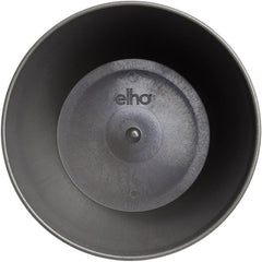 elho The Coffee Collection, ghiveci rotund de interior, 18 cm, fabricat din zaț de cafea și plastic reciclat - maro/maro espresso