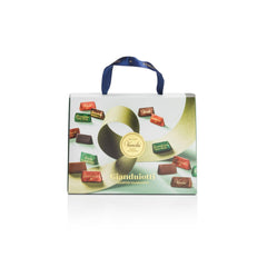 Set de regalo Venchi - Borsina Gianduiotti, con varios chocolates Gianduiotti, incluidas las "avellanas del Piamonte", 150 g, sin gluten, sin colorantes artificiales, sin conservantes, idea de regalo