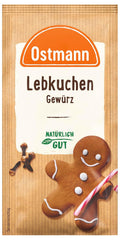 Ostmann Gewürze – Lebkuchen-Gewürz | Gewürzmischung für Leb- und Honigkuchen | Ideal para repostería y postres en invierno y época navideña 15 g en Bolsa