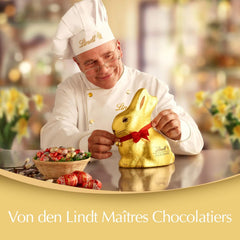Lindt Chocolate Gold Bunny Caramelo y Sal | 100g | Chocolate con leche y caramelo salado para Pascua | Chocolate de Pascua | Regalo de chocolate | Conejito de chocolate | conejito de pascua