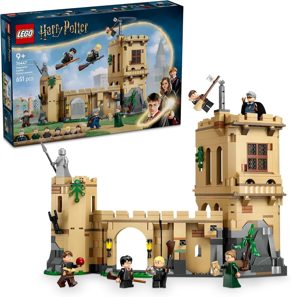 Castillo de Hogwarts LEGO Harry Potter: Lecciones de vuelo Juego de aventuras con 6 minifiguras coleccionables, incluidos Draco Malfoy y la profesora McGonagall Juego de rol para niños y niñas de 9 años 76447 Juegos de construcción Besuche den LEGO-Store Default Title