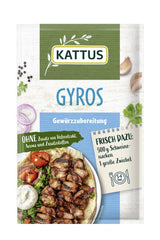 - Gyros Gewürzzubereitung | Condimento para 3-4 porciones | Ohne Zusatz de Fefeextrakt, Aroma und Zusatzstoffen | 25 gramos en bolsa