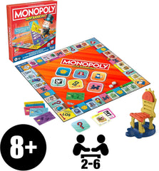 Monopoly Board Game App Banking: versión alemana, versión moderna del clásico juego electrónico para niños a partir de 8 años, de 2 a 6 jugadores