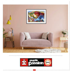 Educa - Puzzle de 1000 piezas para adultos | Sant Jordi, Lirio Ladrillo. Dimensiones: 68 X 48 cm. Incluye pegamento para rompecabezas Fixpuzzle. Durante 14 años (19926) Puzzle Naty Shop