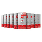 illy, Kompatible Aluminium-Kaffeekapseln CLASSICO, 100 % Arabica mit Noten von Orangenblüten und Jasmin, Sanfter Geschmack und Süßer Nachgeschmack, 10 Packungen mit 10 Kapseln (100 insgesamt)