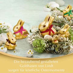 Lindt Chocolate Gold Bunny Caramelo y Sal | 100g | Chocolate con leche y caramelo salado para Pascua | Chocolate de Pascua | Regalo de chocolate | Conejito de chocolate | conejito de pascua