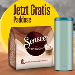 Pads Cappuccino, 10 x 8 Getränke, 80 Kaffee Pads, inklusive Pad Dose