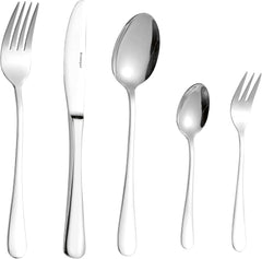 Juego de Cubiertos Sylvia Fabricado en acero inoxidable 18/0 Pulido 30 piezas Cocina Naty Shop