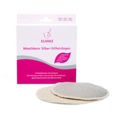 ELANEE Discos de Lactancia, plateados, antibacterianos y lavables - Alimentos suaves y refrescantes y Accesorios de Lactancia Bebe Naty Shop 2 piezas (1 pack)